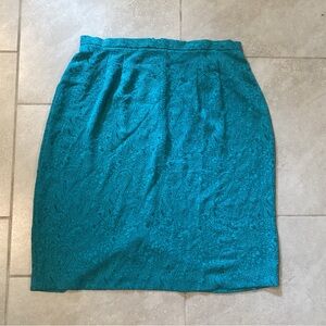 Elegant Teal Skirt